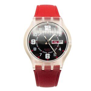 Swatch Jelly In Jelly Ruby Touch Watch SUJK701